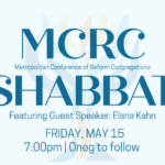 MCRC Shabbat with Oneg