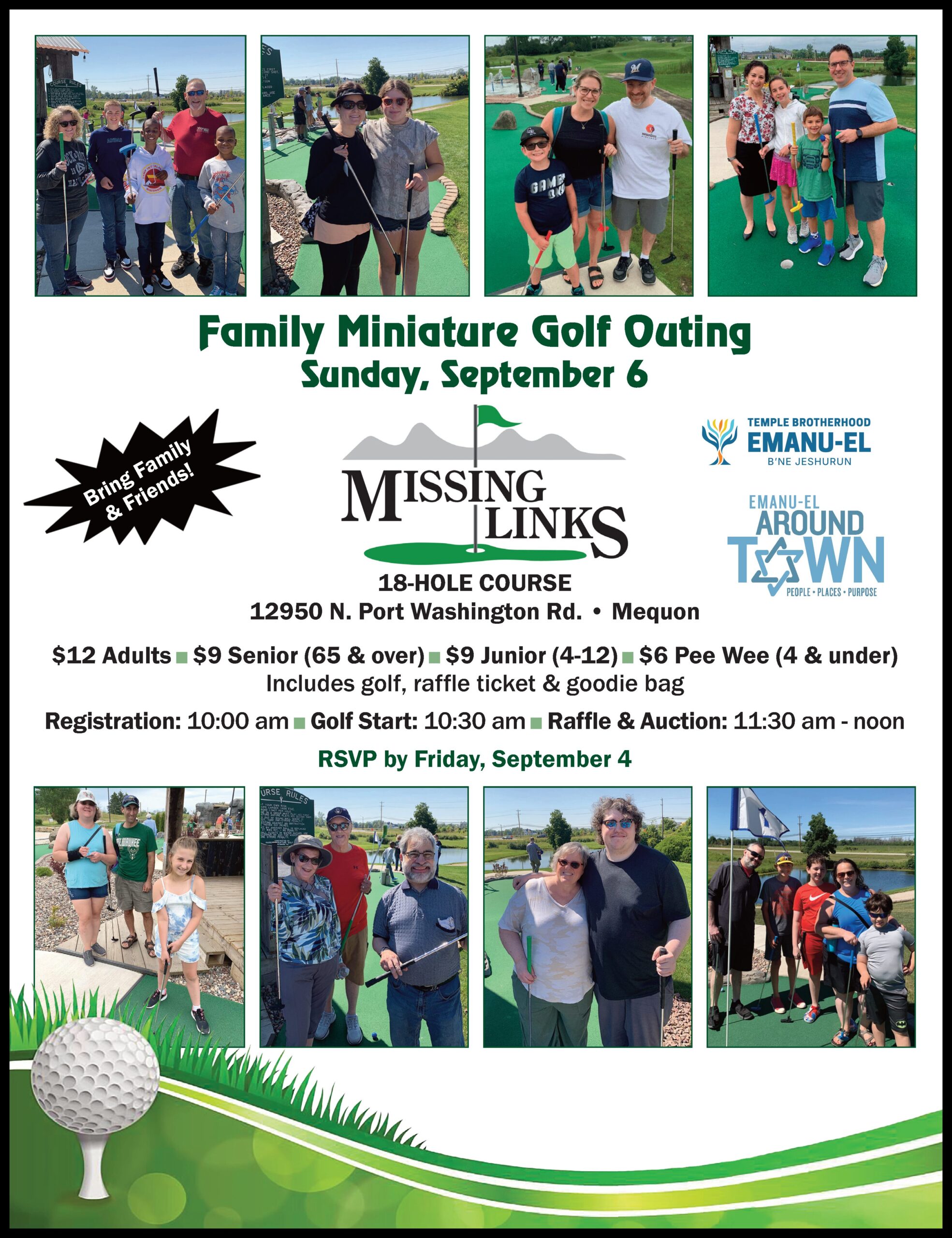 Brotherhood Family Miniature Golf Outing