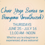 Chair Yoga Series on Pranyama (breathwork)